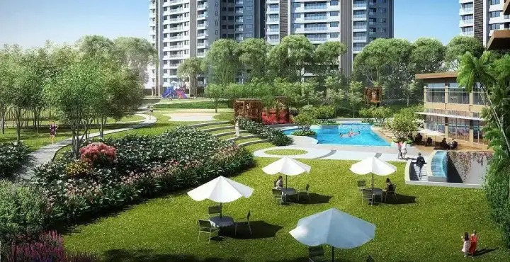 Home with garden